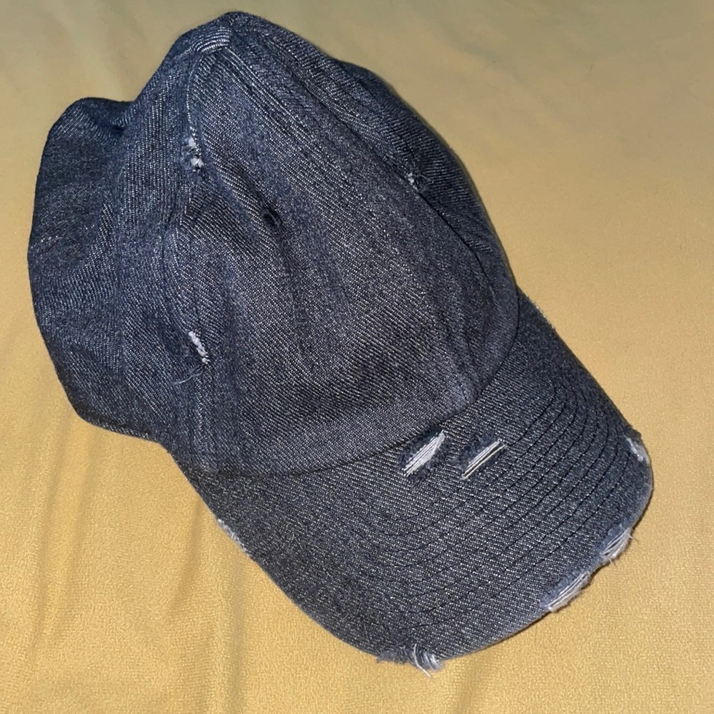 Vintage, Distressed, Baseball Cap.